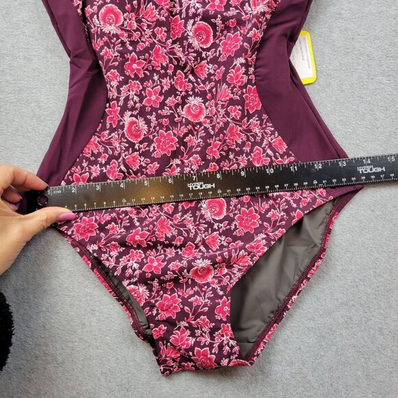 LL Bean Swimsuit Womens 4 Seashore Sweetheart Tanksuit One Piece - Picture 12 of 13